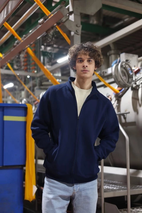 Bluza męska rozpinana bez kaptura Iconic Premium Fruit of the Loom