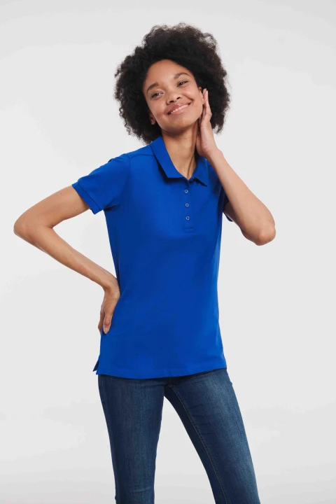 Koszulka damska Polo Tailored Stretch Russell
