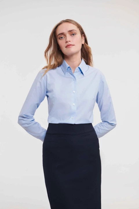 Koszula damska z długim rękawem Oxford Russell