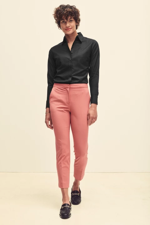 Koszula damska Oxford z długim rękawem Fruit Of The Loom