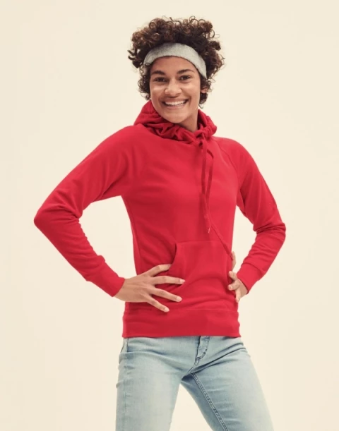 Bluza damska z kapturem Lightweight Fruit of the Loom
