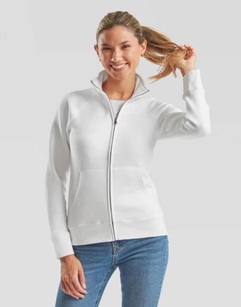 Bluza damska rozpinana Premium Zip Thru Sweat Fruit of the Loom