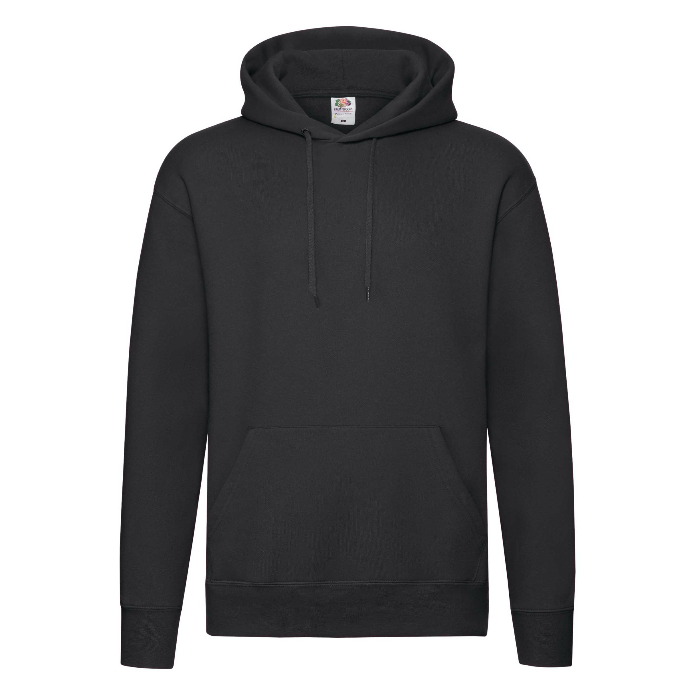 Bluza męska z kapturem Hooded Sweat Premium Fruit of the Loom - Czarny