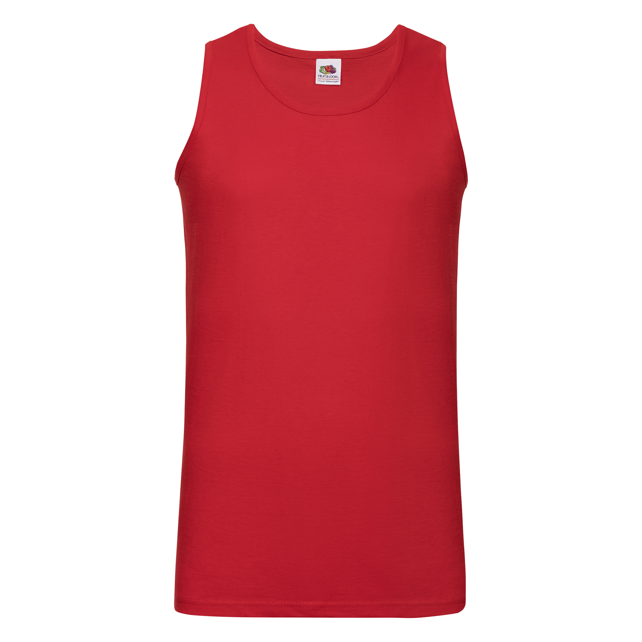 Koszulka męska Athletic Vest Fruit of the Loom 3 - 5XL Czerwony 3XL
