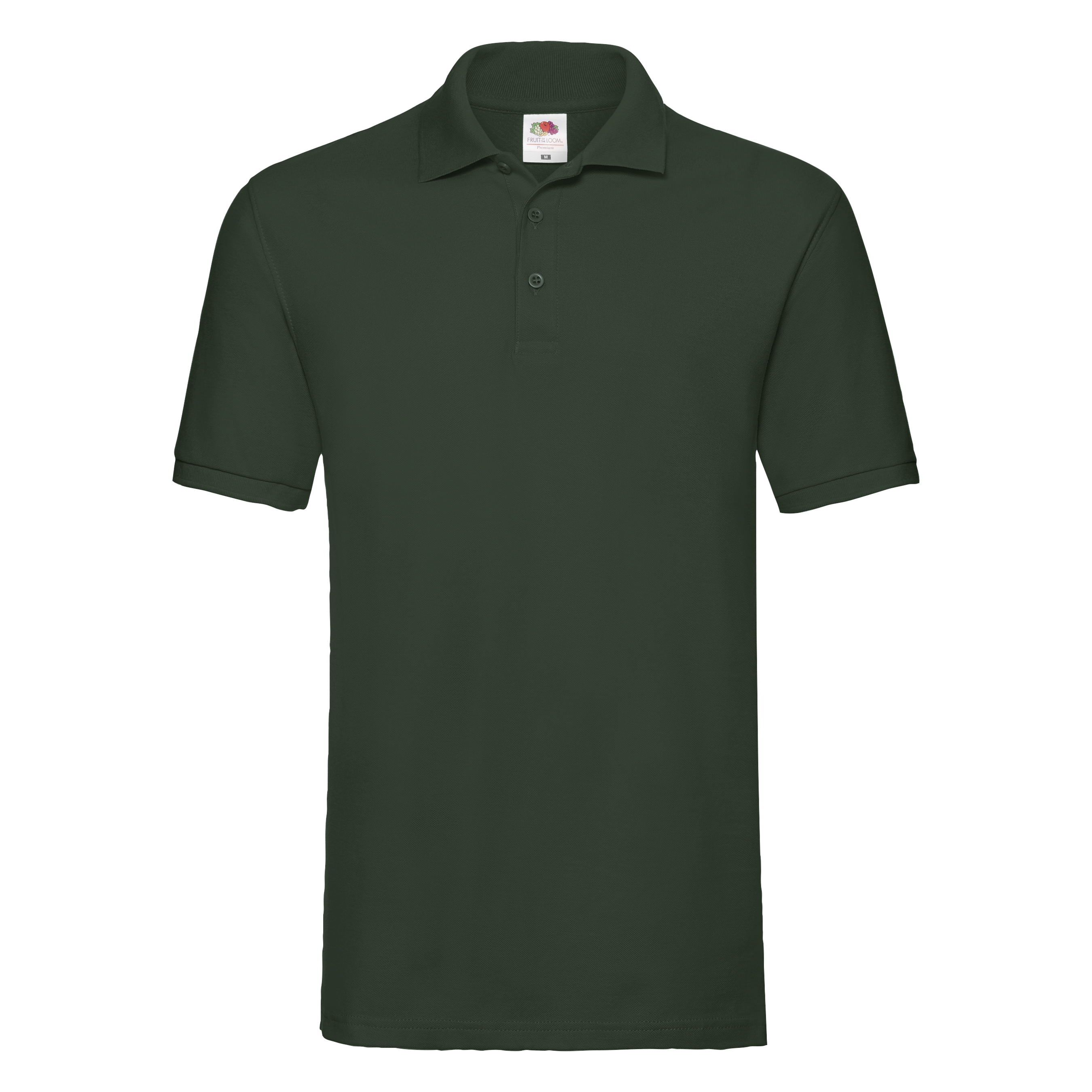 Koszulka męska Premium Polo Fruit Of The Loom Butelkowy zielony