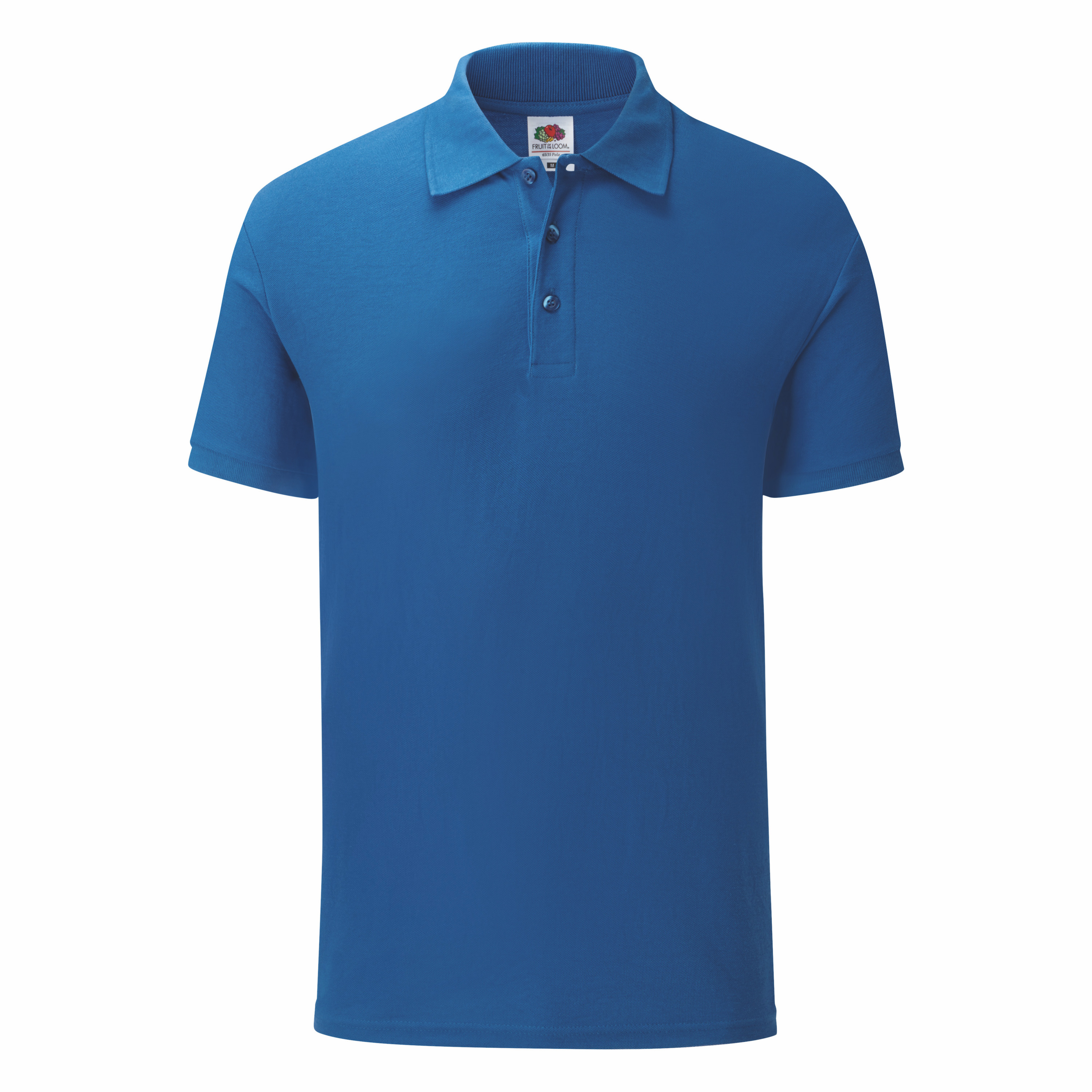 Koszulka męska Tailored Fit Polo 65/35 Fruit of the Loom Niebieski
